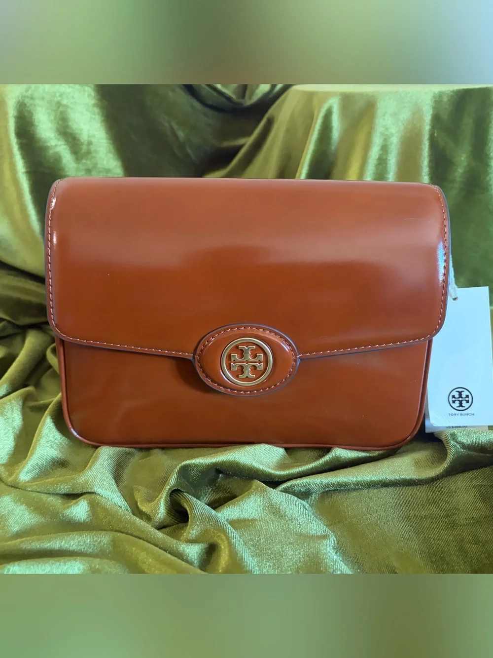 TORY BUTCH Robinson Spazzolato Leather Convertible Shoulder Bag